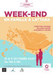 10 et 11 octobre 2020, de 14h à 18h30 > Week-end Famille à Lattara