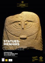 7 octobre 2022 - 6 mars 2023 > Exposition "Statues-menhirs. Miroirs de pierre du Néolithique" au Site archéologique Lattara-musée Henri Prades