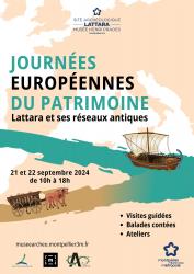 21 et 22 septembre 2024, de 10h à 18h > Journées Européennes du Patrimoine à Lattara