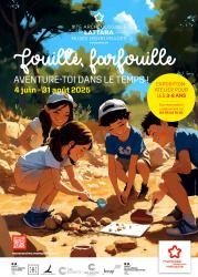 La nouvelle exposition pour les enfants de 3 à 6 ans, "Fouille-Farfouille, aventure-toi dans le temps !" sera présentée du 4 juin au 31 août 2025 au Site archéologique Lattara-musée Henri Prades de Montpellier Méditerranée Métropole. La nouvelle exposition pour les enfants de 3 à 6 ans, "Fouille-Farfouille, aventure-toi dans le temps !" sera présentée du 4 juin au 31 août 2025 au Site archéologique Lattara-musée Henri Prades de Montpellier Méditerranée Métropole.