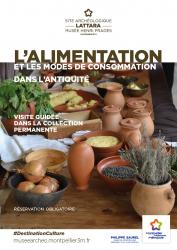 Samedi 16 novembre 2019 à 15h > Visite guidée thématique "L'alimentation et les modes de consommation dans l'Antiquité à Lattara""